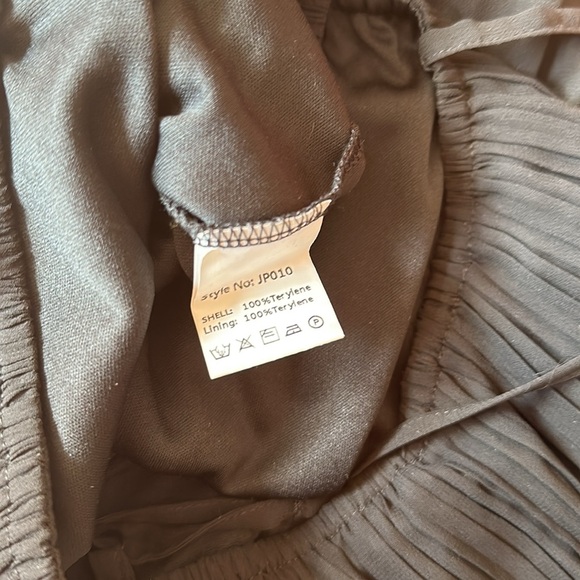 EXLURA Pleated Romper Dress Women size L - Picture 10 of 10